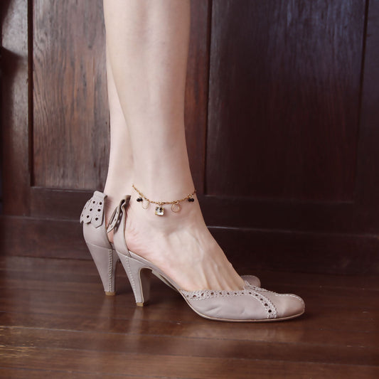 Anklet Tiger Cat Yellow Gold TAMARUSAN