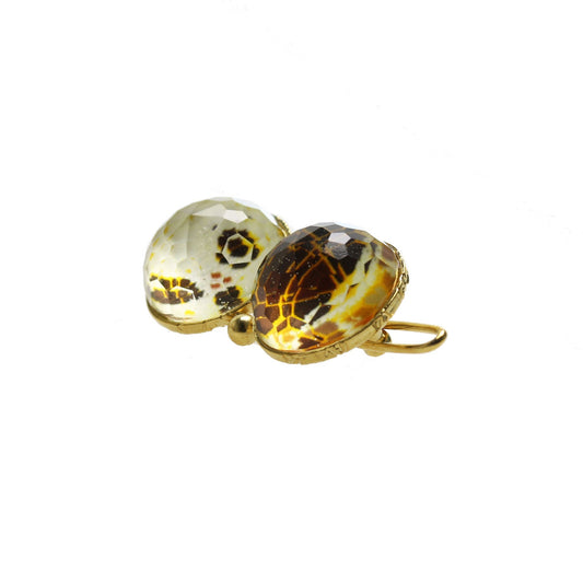 Hair Clip Tiger Cat Gold 24k Yellow TAMARUSAN