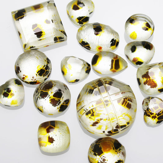 Brooch Tiger Cat Donut Ring Yellow TAMARUSAN