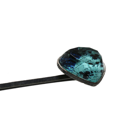 Hairpin Card Heart Blue TAMARUSAN