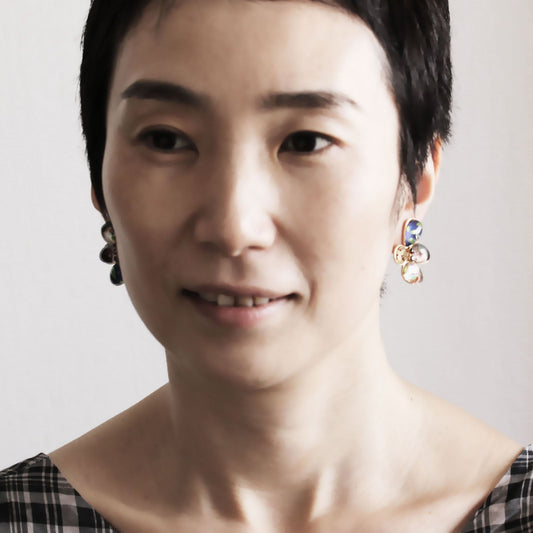 Earrings Multicolor Gorgeous Large TAMARUSAN