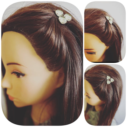 Hair Clip Japanese Green Flower TAMARUSAN