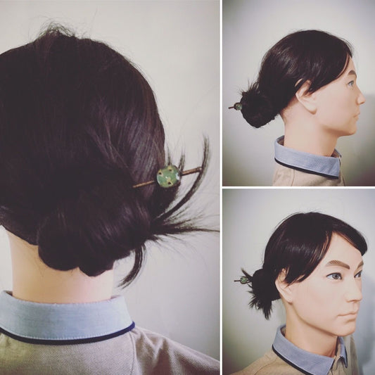 One Stick Hairpin Green Vine TAMARUSAN