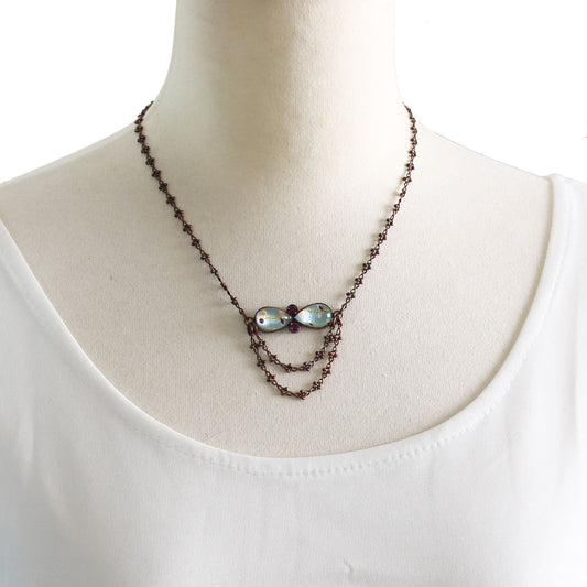 Necklace Vine Asian Color Green TAMARUSAN