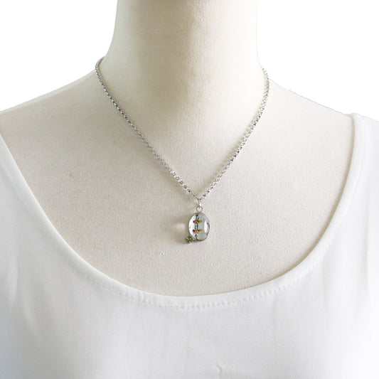 Necklace White Amethyst Peridot TAMARUSAN