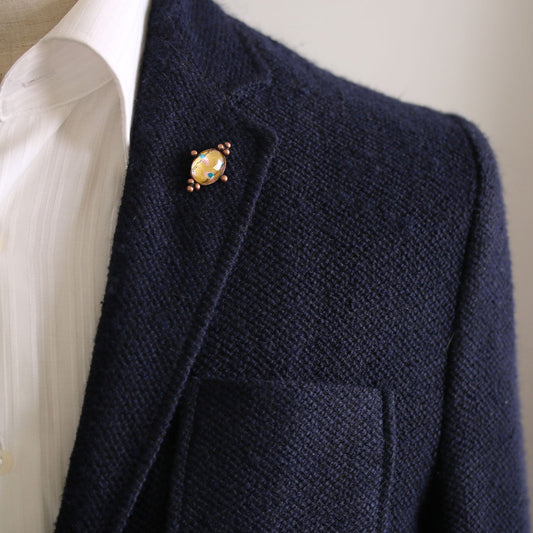 Pin Brooch Gold Vine Oval TAMARUSAN