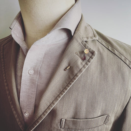 Hatpin Pink Plum Blossom Garnet TAMARUSAN