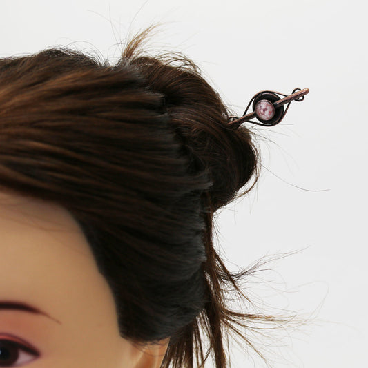 Stick Hair Pin Pink Plum Simple TAMARUSAN