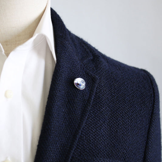 Pin Brooch Earth Blue TAMARUSAN