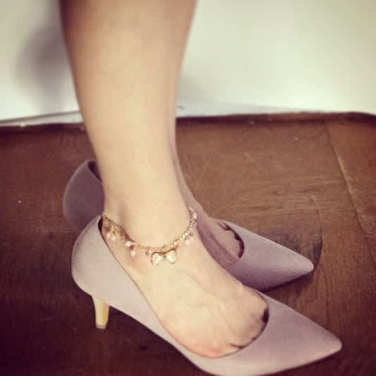 Anklet Blue Butterfly Amazonite TAMARUSAN