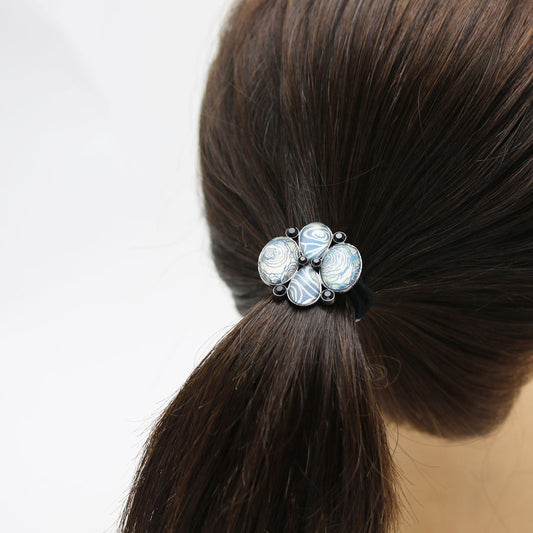Gorgeous Hair Elastic Blue Vortex Gift TAMARUSAN