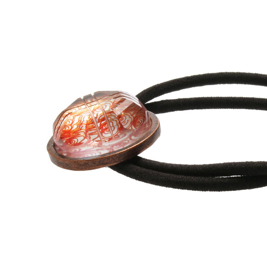 Simple Hair Elastic Orange Antique Style TAMARUSAN