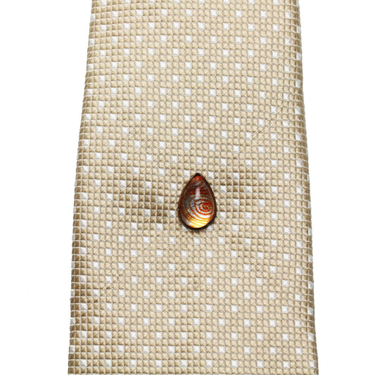 Tie Tack Orange Lightweight Resin TAMARUSAN