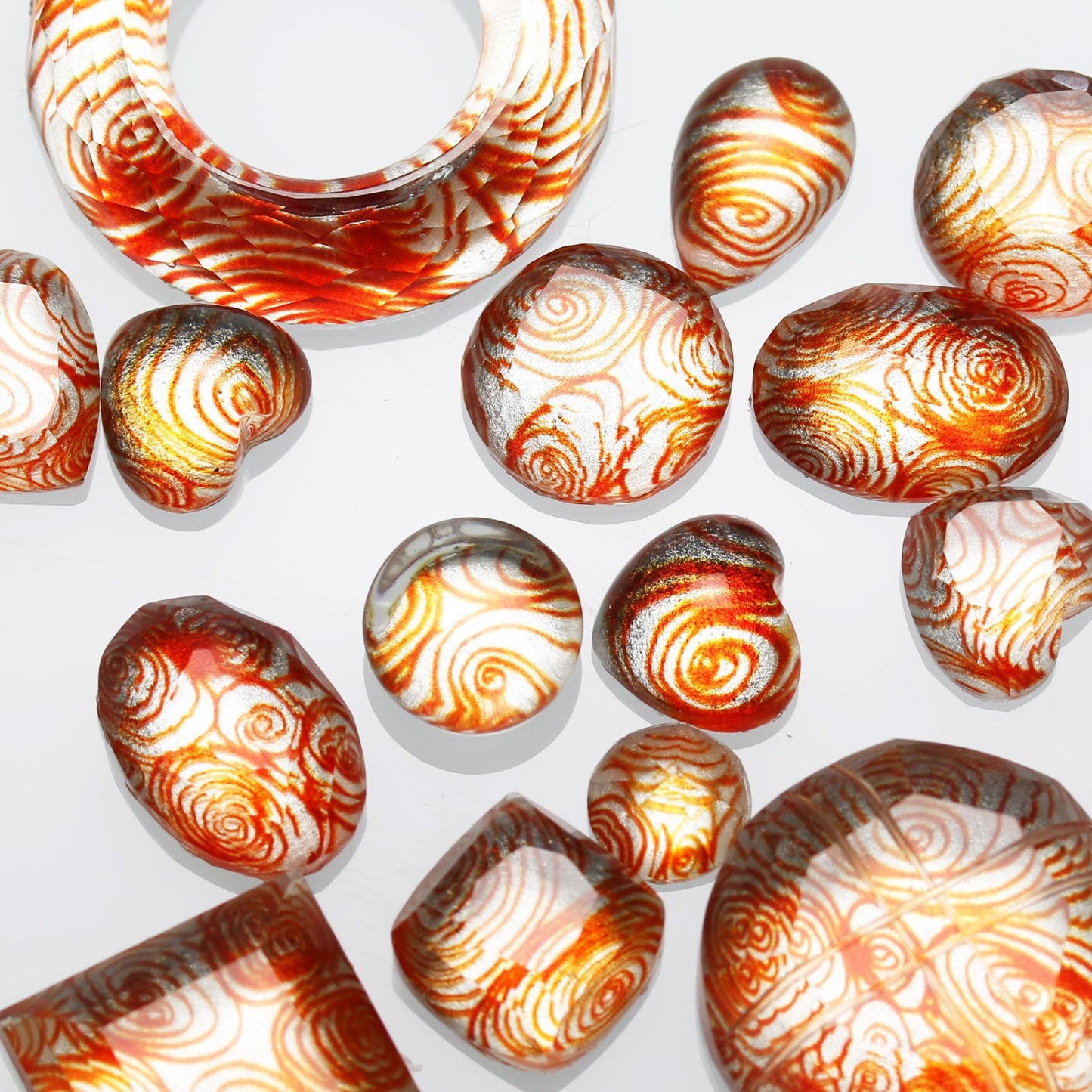 Simple Hair Elastic Orange Antique Style TAMARUSAN