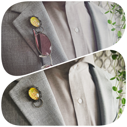 Eyeglass Holder Chrysanthemum Flower Multicolor TAMARUSAN