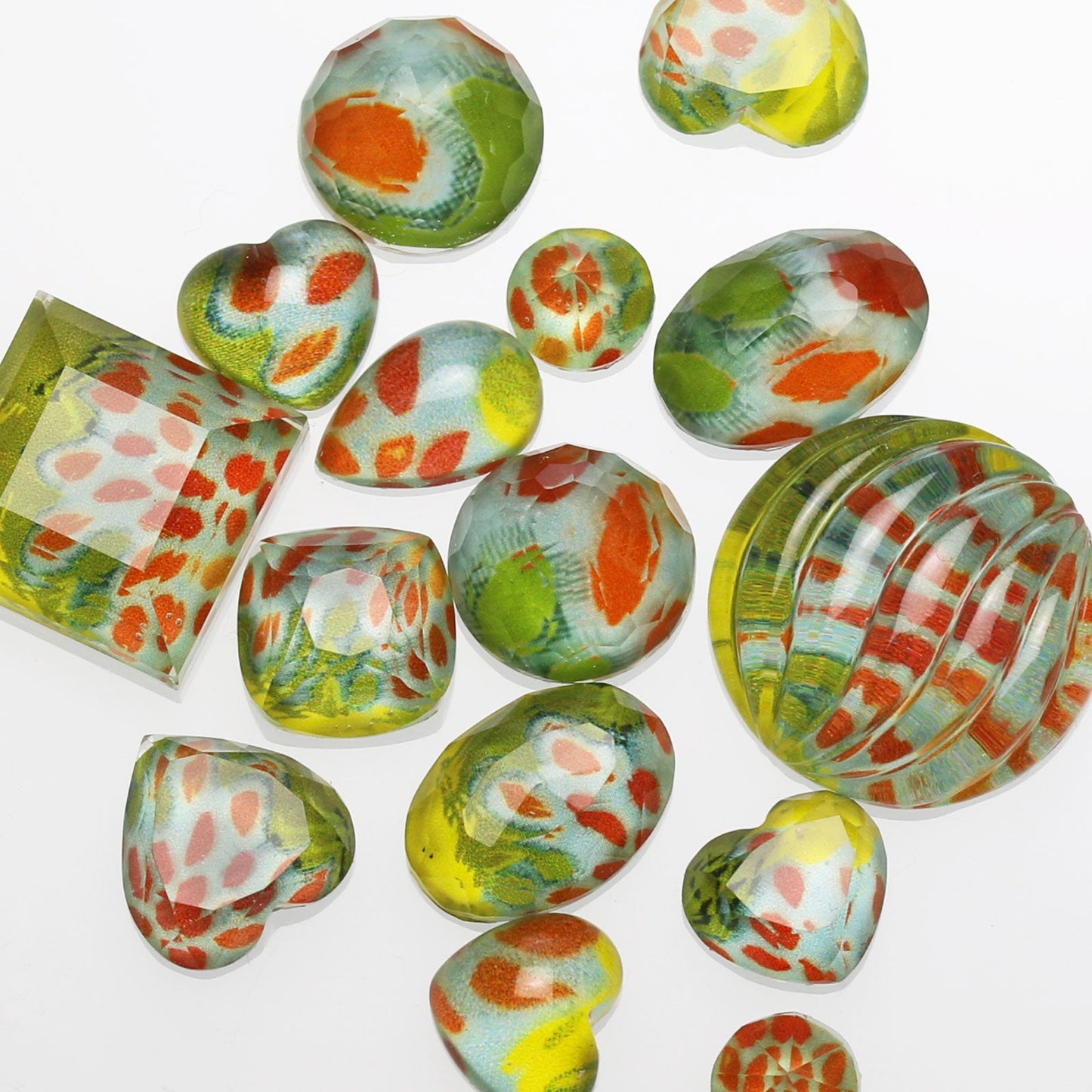 Obidome Blue Orange Flower TAMARUSAN