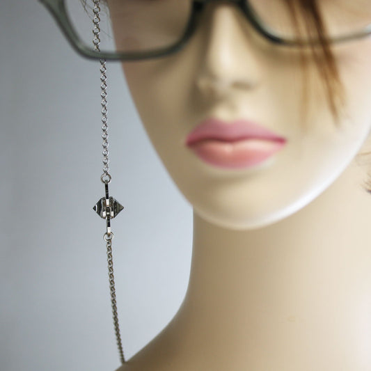 Eyeglasses Chain Black White Unisex TAMARUSAN