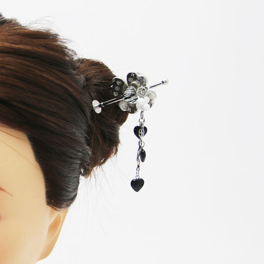 Changeable Ornament Hairpin Four-Leaf Clover TAMARUSAN