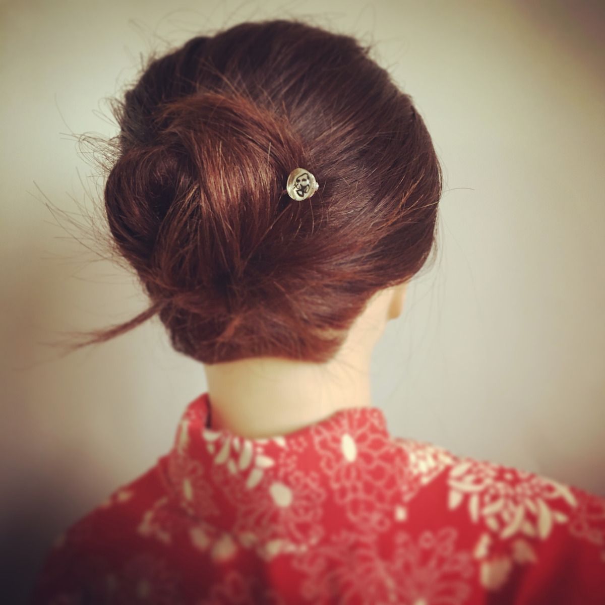 Hairpin Black White Arabesque TAMARUSAN