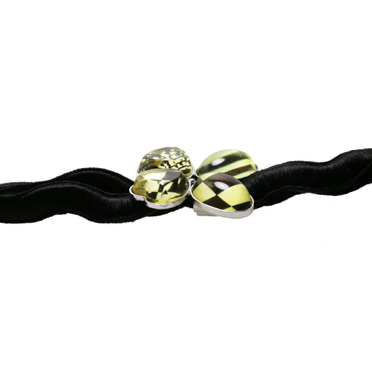 Bolo Tie Ribbon Black Butterfly TAMARUSAN