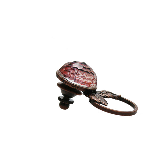 Eyeglass Holder Brooch Lily Red Simple TAMARUSAN