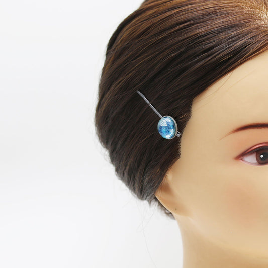 Hairpin Lily Blue Round TAMARUSAN