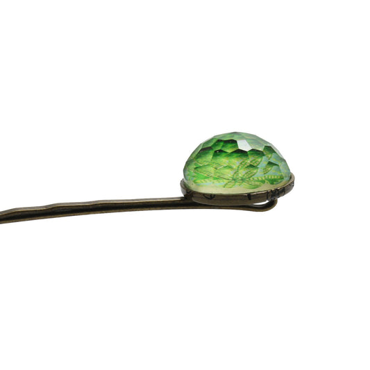 Hairpin Lily Green Gift Resin TAMARUSAN