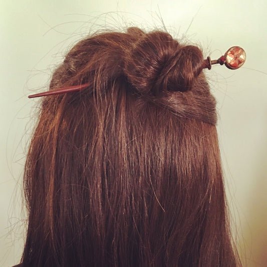 Changeable Ornament Hairpin Red Lily TAMARUSAN