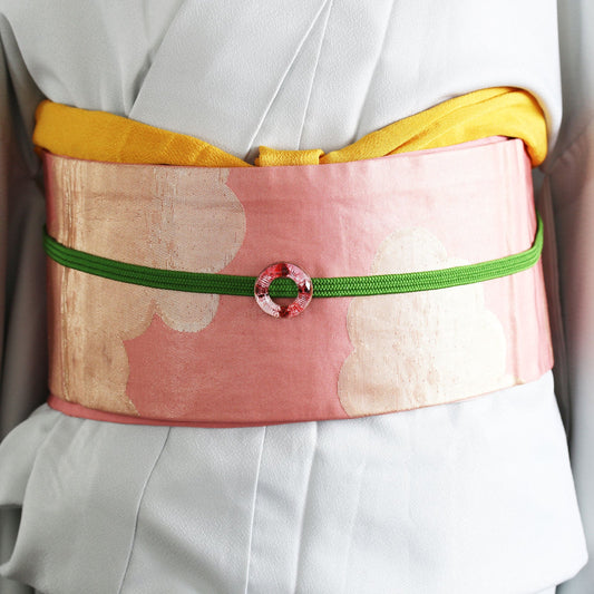 Obidome Red Lily Kimono TAMARUSAN