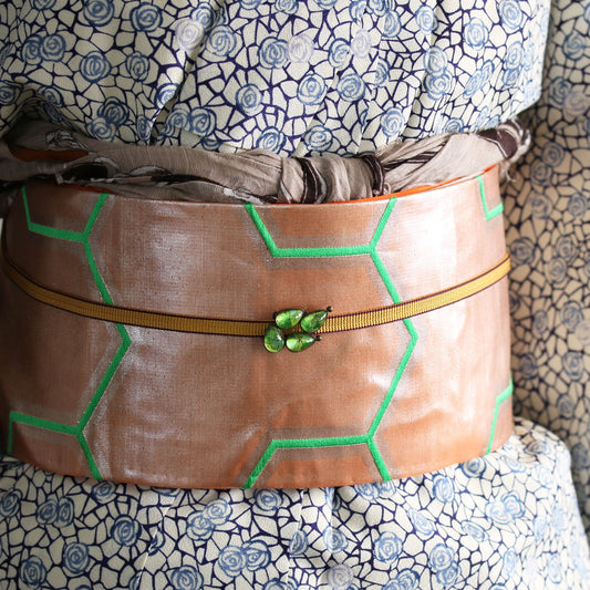 Obidome Green Lily Japanese Traditional TAMARUSAN