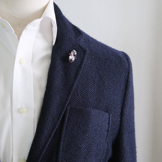 Pin Brooch Purple Lily Resin TAMARUSAN