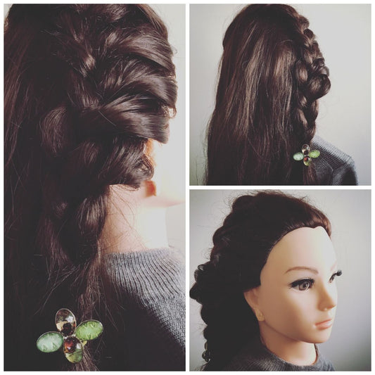 Hair Elastic Luxury Pansy Blue TAMARUSAN