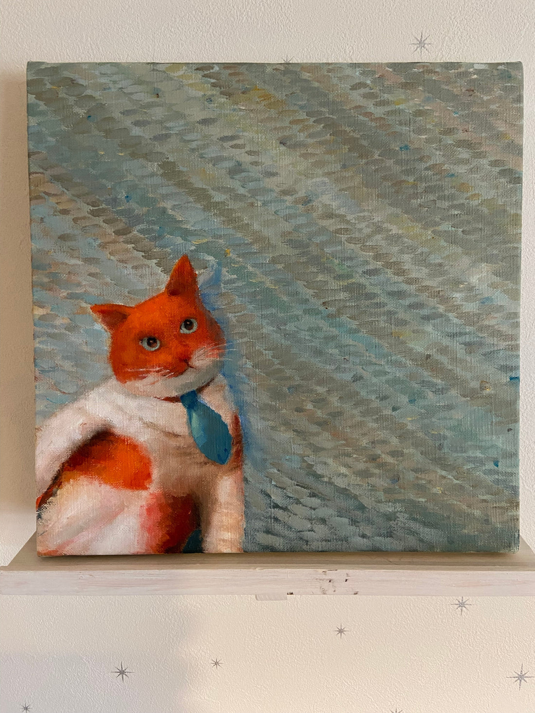 First Oil Painting and Jiro's Portrait