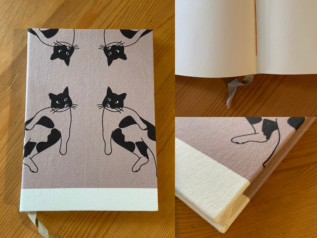 Making a Sketchbook with My Favorite Paper and Fabric