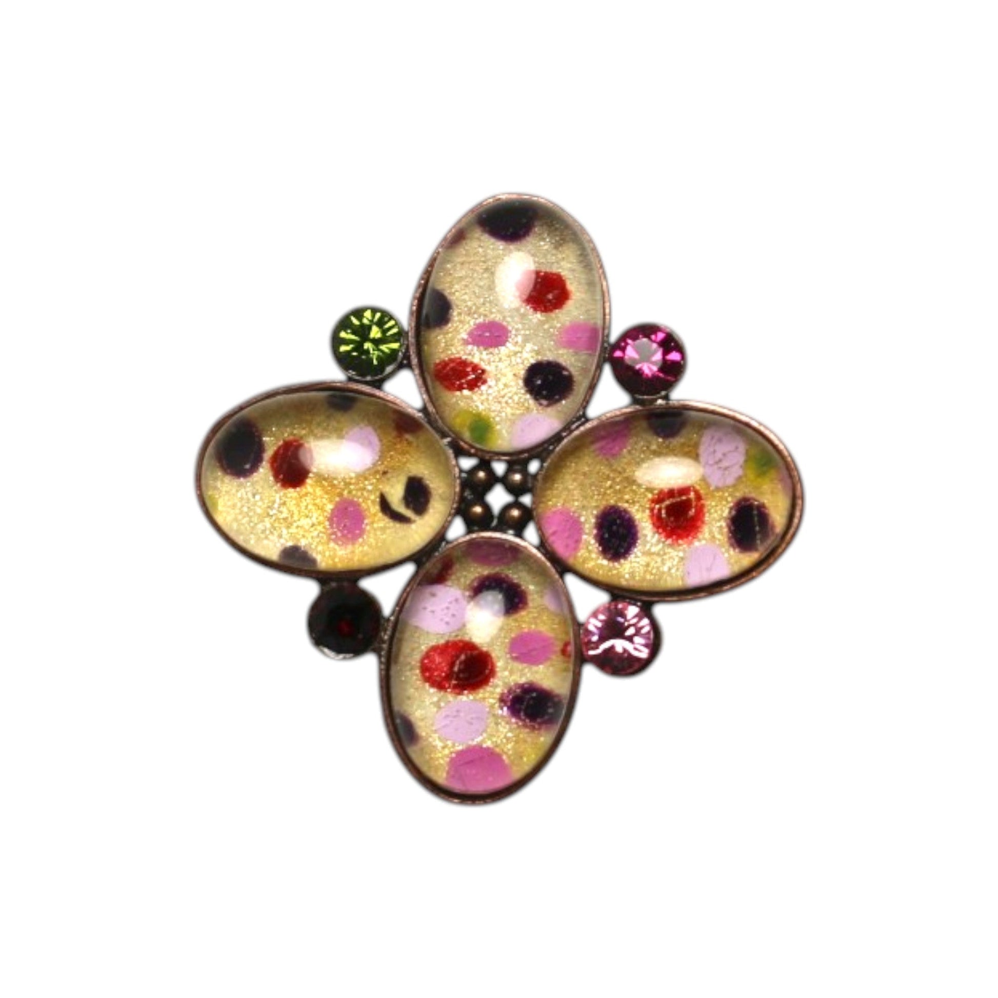 Brooch Blue Hydrangea TAMARUSAN