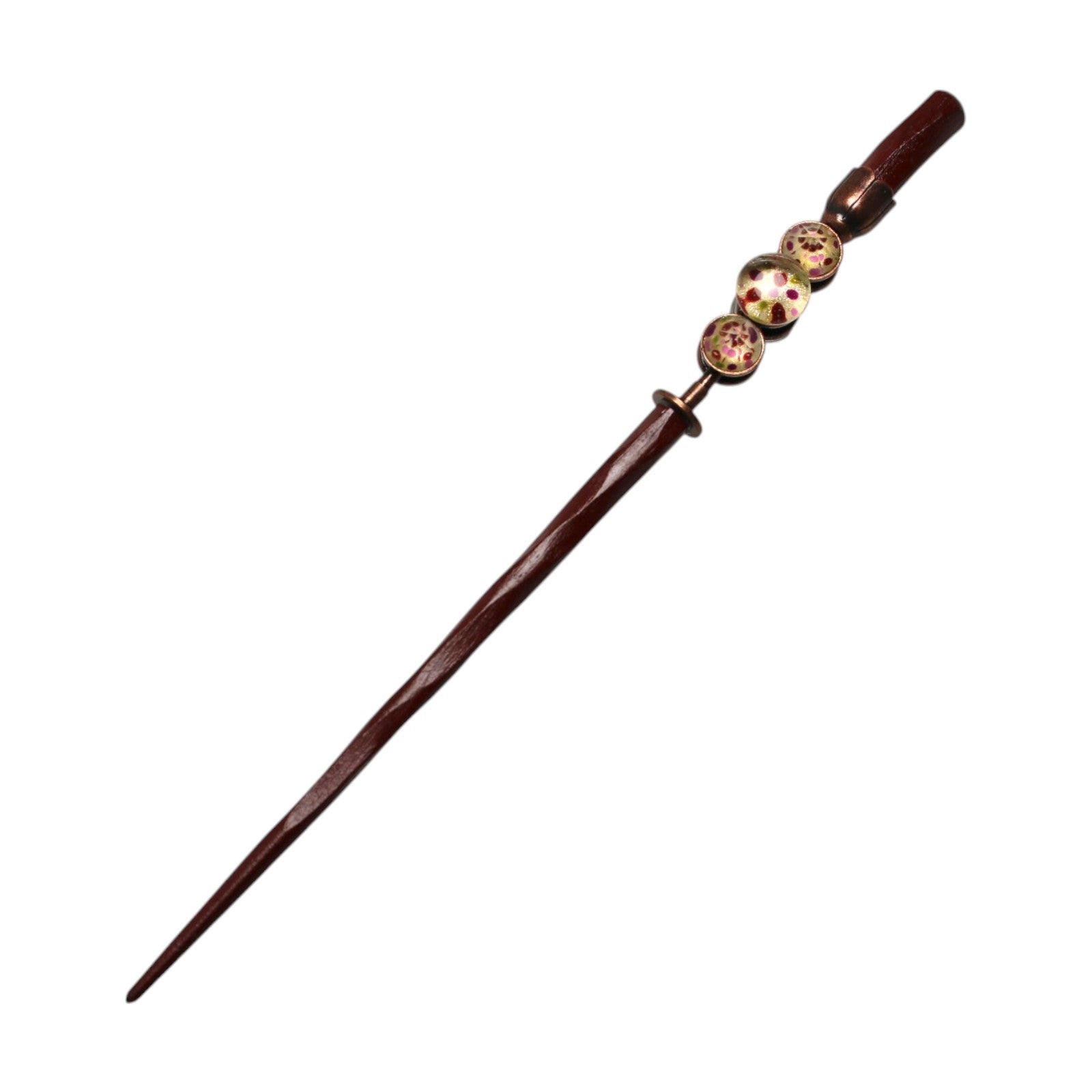 Hair Stick Wood Pink Hydrangea TAMARUSAN