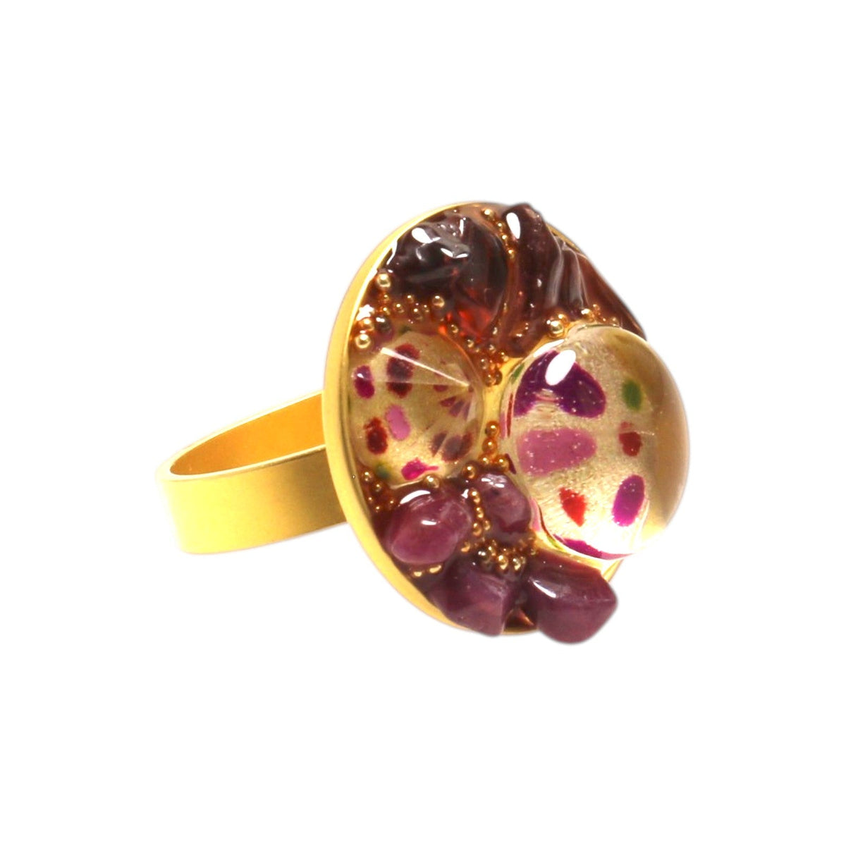 Scarf Ring Blue Lapis Lazuli TAMARUSAN