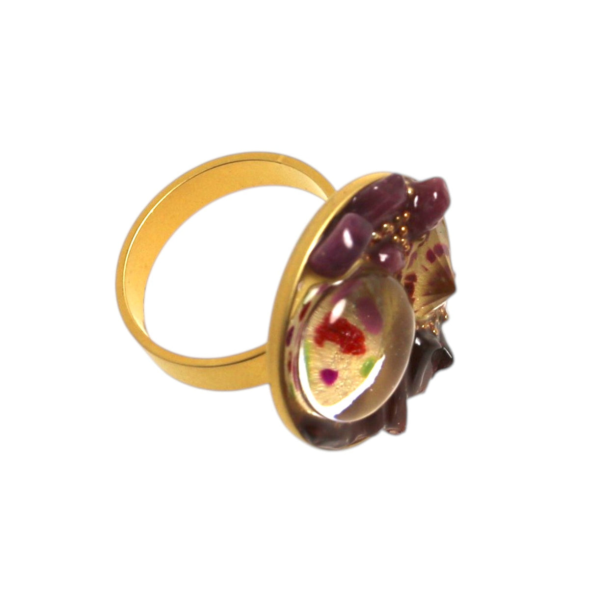 Scarf Ring Blue Lapis Lazuli TAMARUSAN