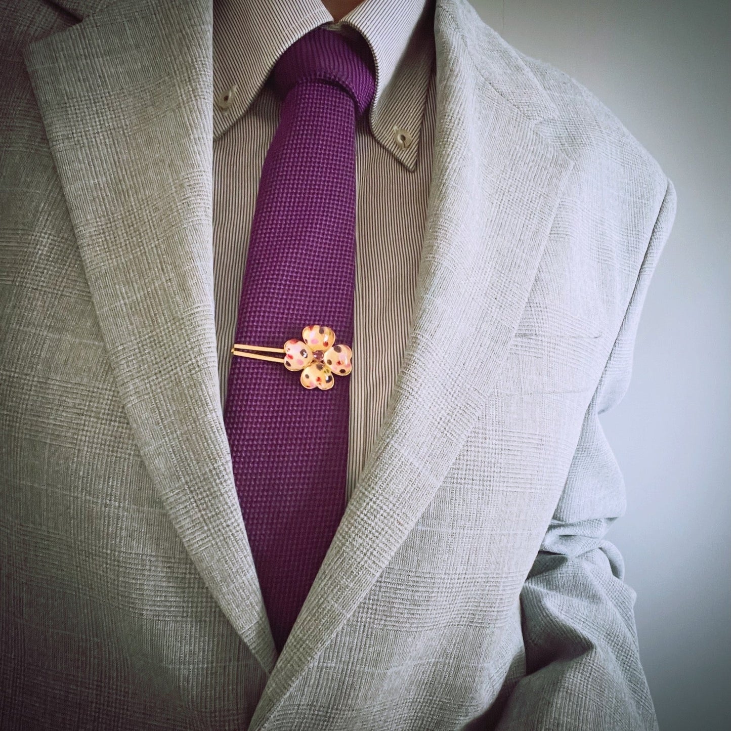 Tiepin Flower Hydrangea 24k Gold Pink TAMARUSAN