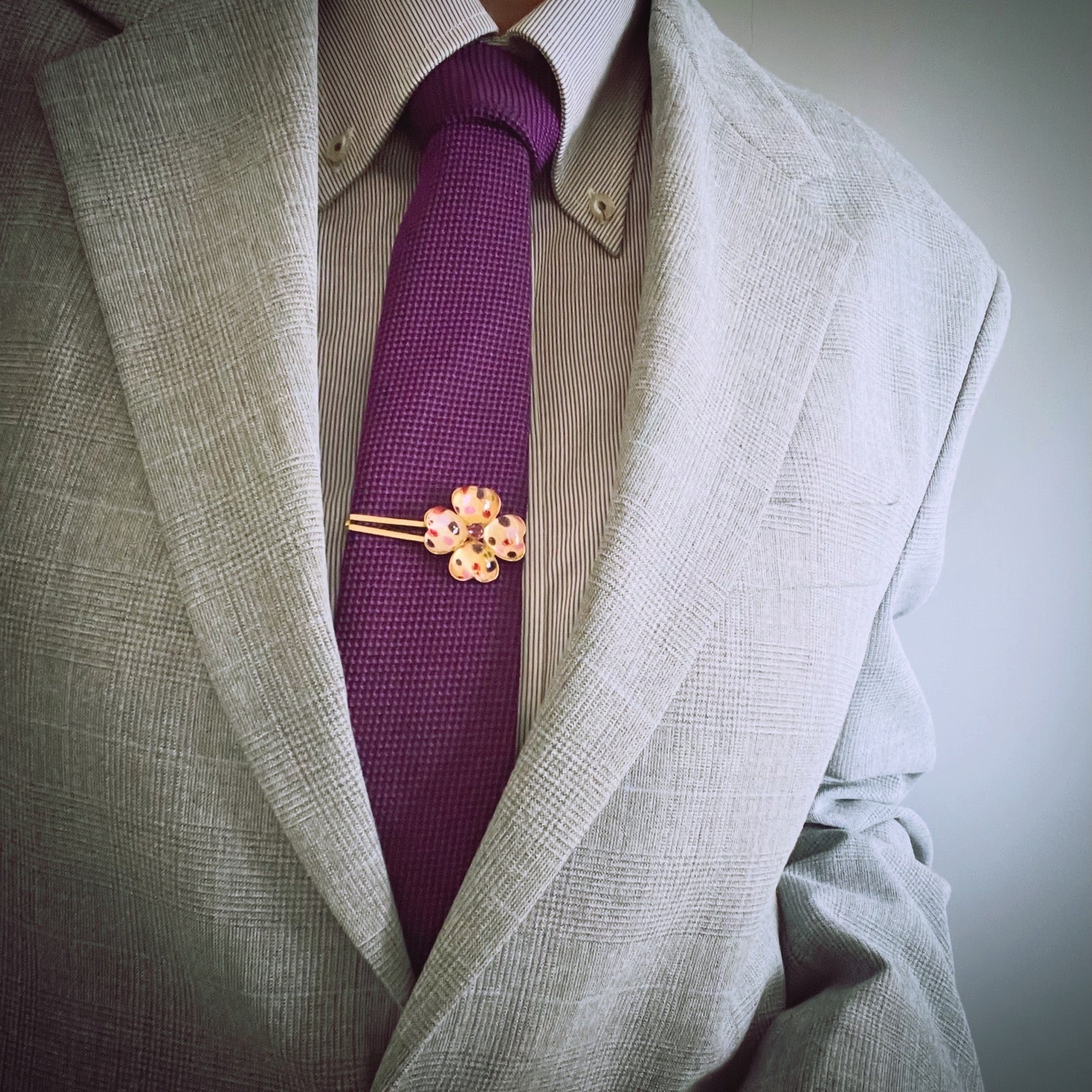 Tiepin Flower Hydrangea 24k Gold Pink TAMARUSAN