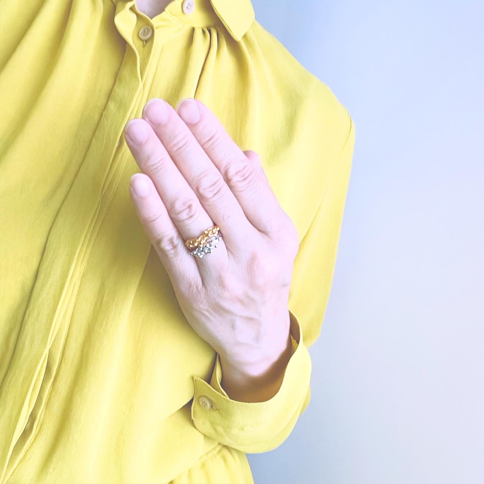 Broccoli Ring Silver 925 TAMARUSAN