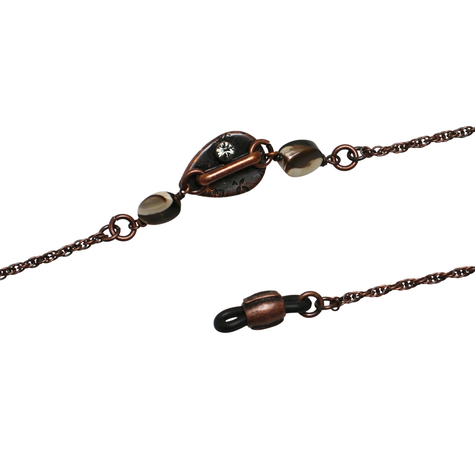 Eyeglass Chain Shell Simple Brown TAMARUSAN