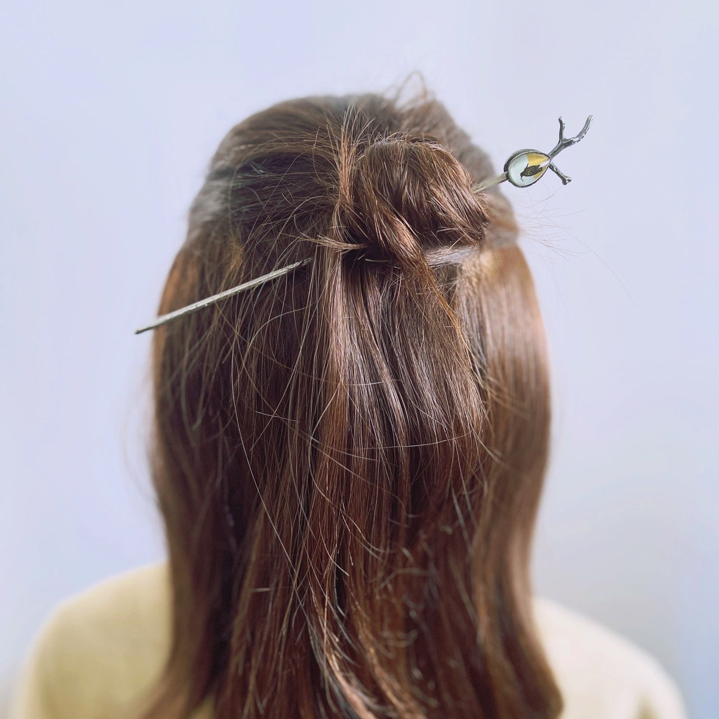 Hair Stick Dragonfly Owl Pastel Colors TAMARUSAN