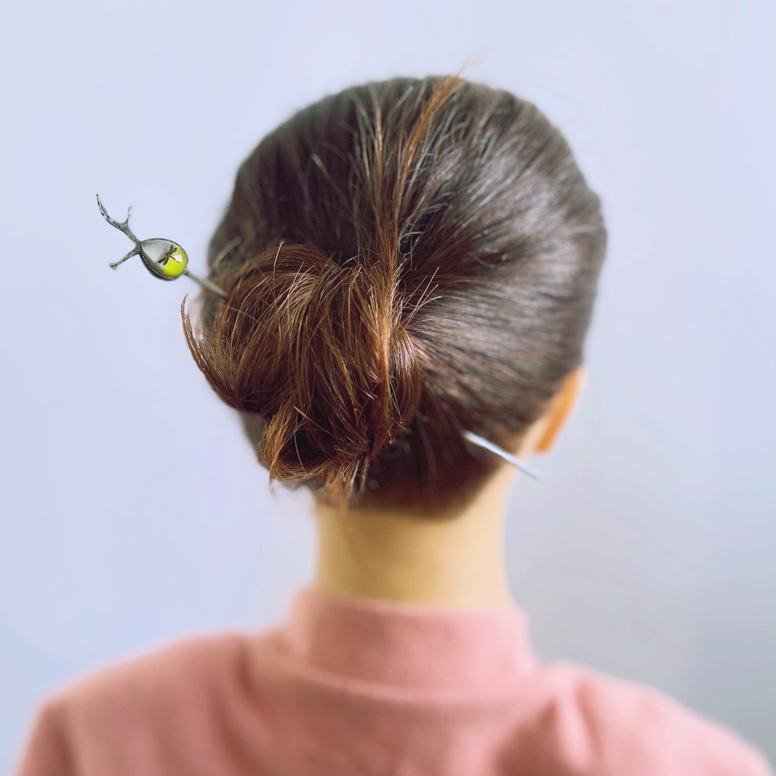 Hair Stick Dragonfly Owl Pastel Colors TAMARUSAN