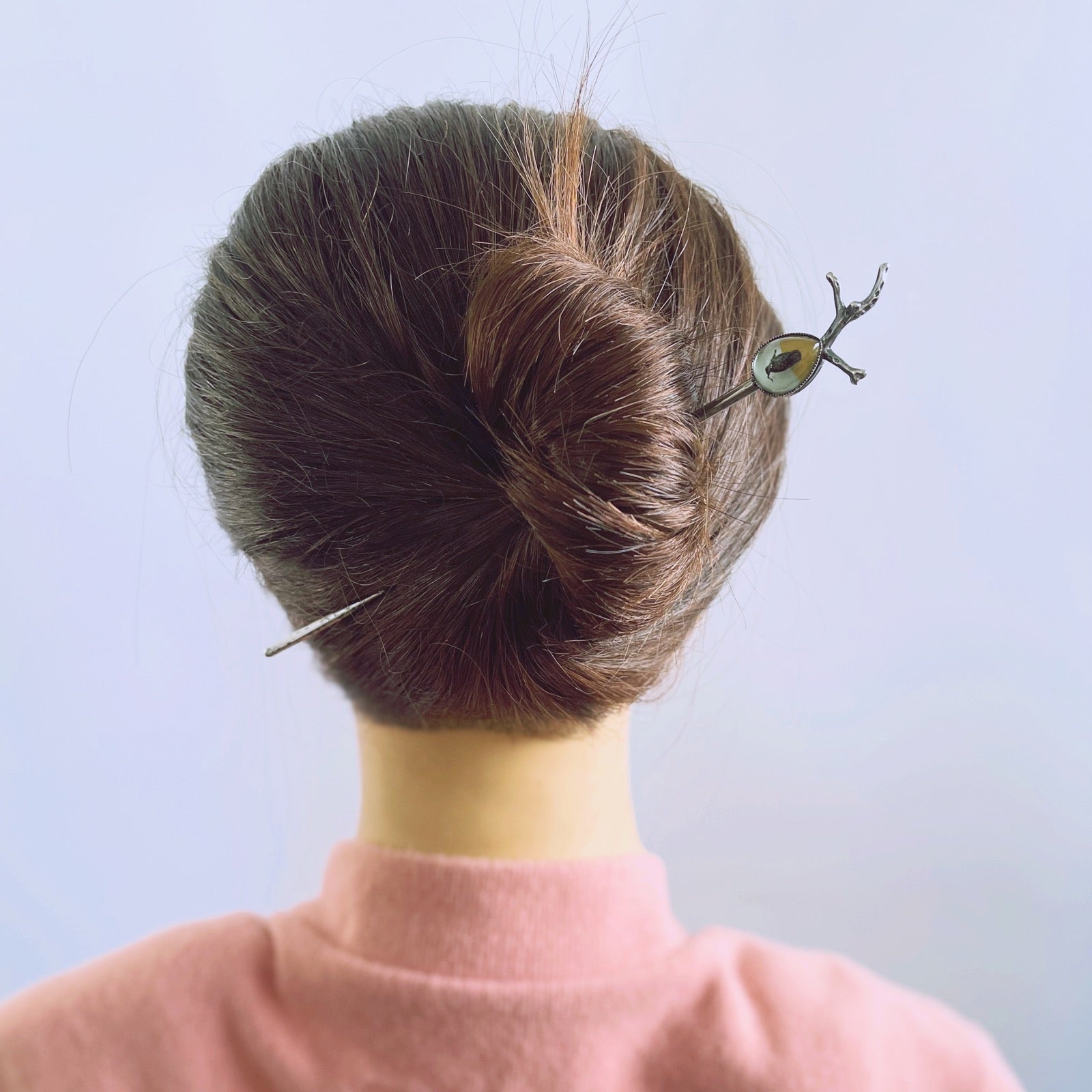 Hair Stick Dragonfly Owl Pastel Colors TAMARUSAN