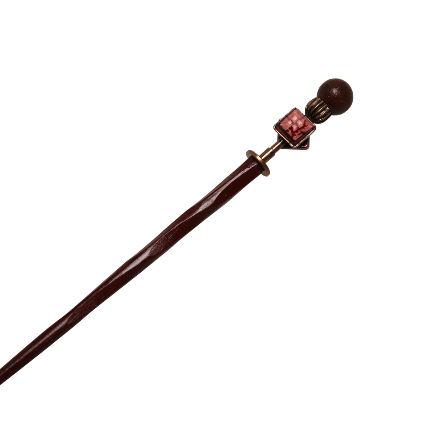 Changeable Hair Stick Pink Red Coral Wooden TAMARUSAN