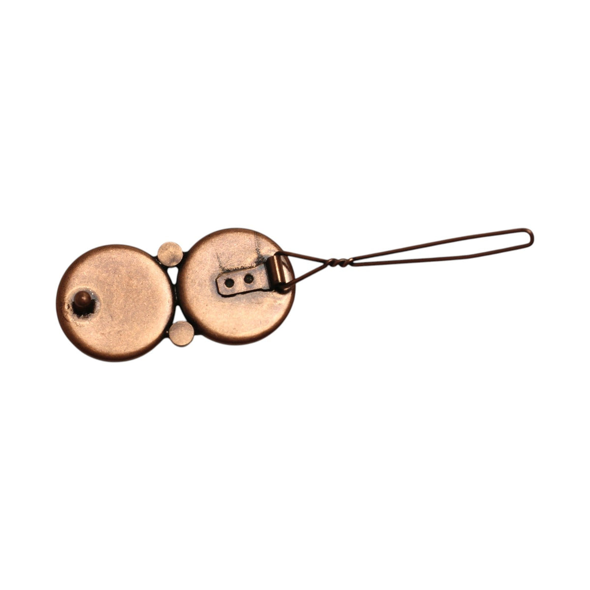 Snap Clip Pink Round Firefly Pattern TAMARUSAN