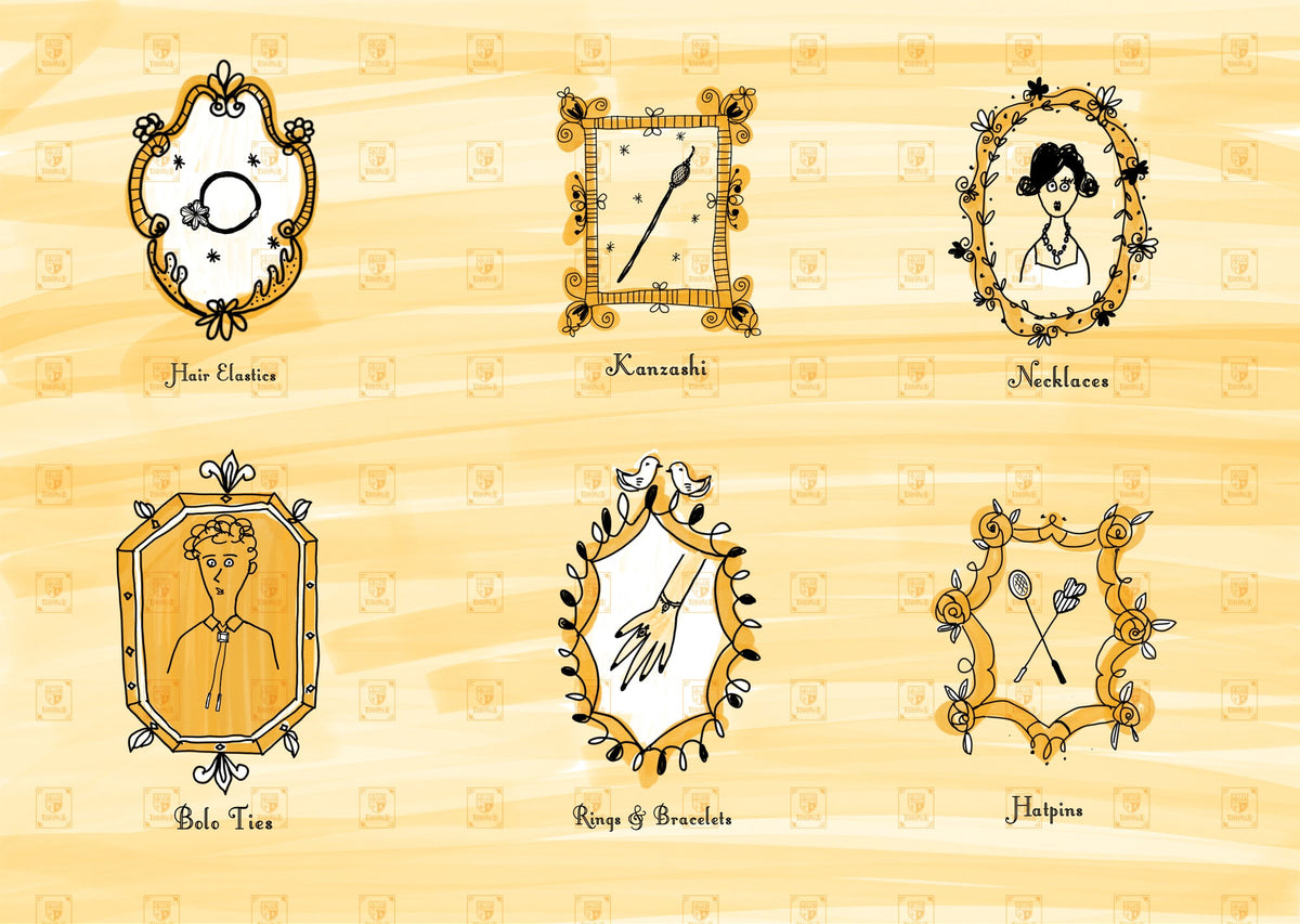 Portraits of Framed Jewelry TAMARUSAN