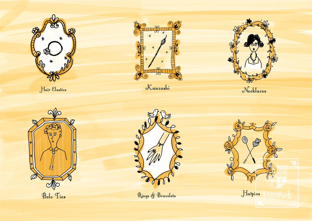 Portraits of Framed Jewelry TAMARUSAN