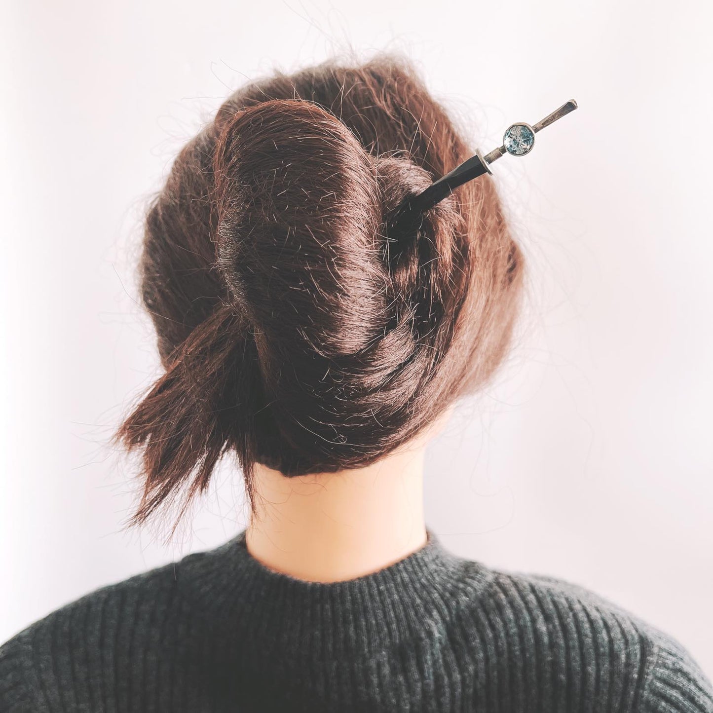 Changeable Ornament Hairpin Dinosaur Navy Blue TAMARUSAN